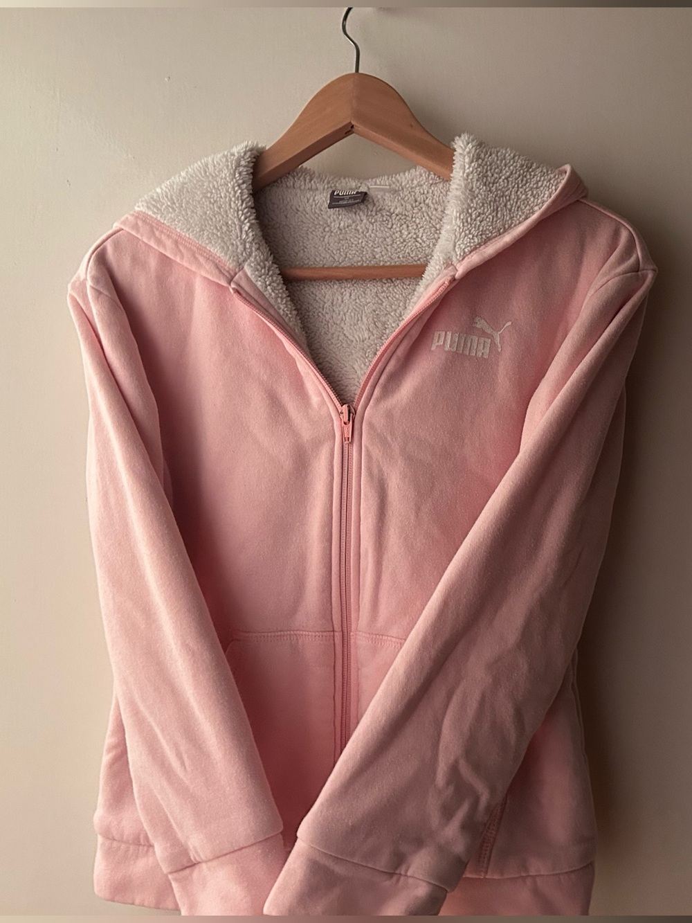 3/$25 Puma Kids Light Pink Hooded Puffer Jacket